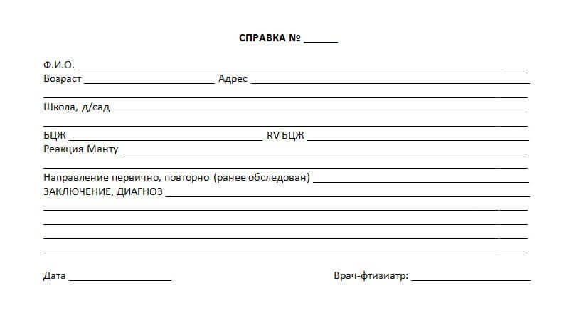 Оформить справку о реакции манту в Королёве
